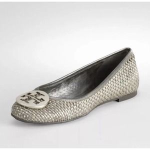 tory burch straw flats